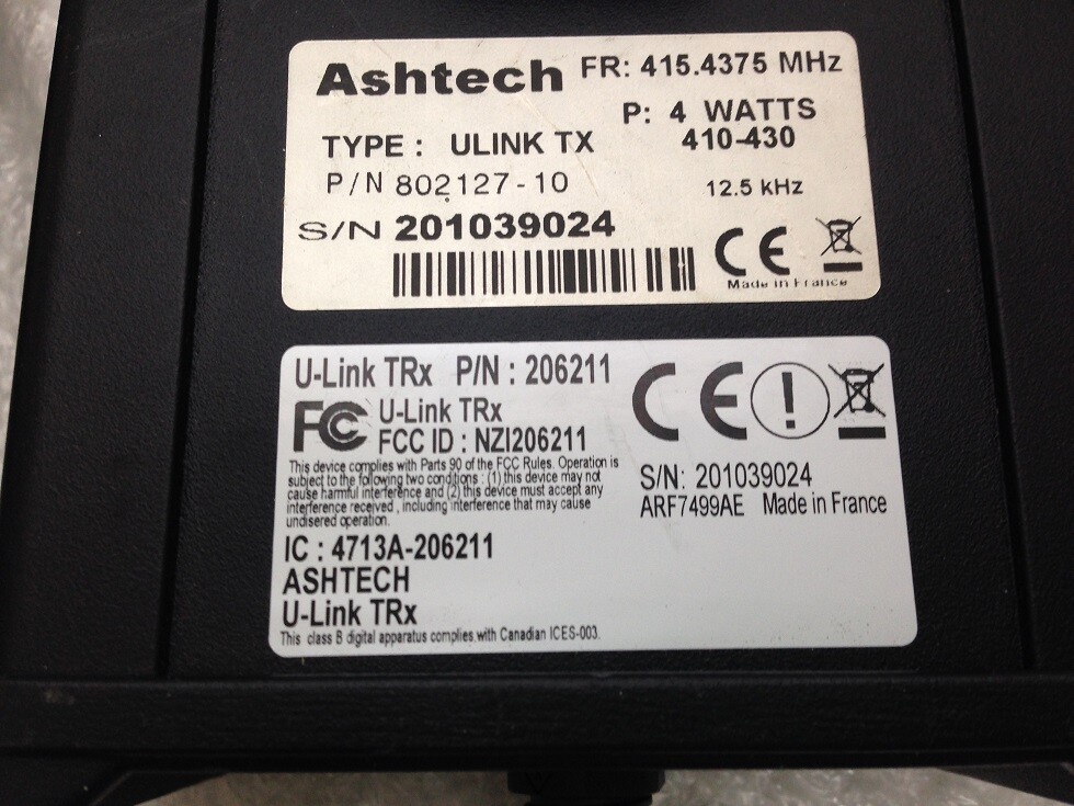 ASHTECH U-LINK TRX 802127-10