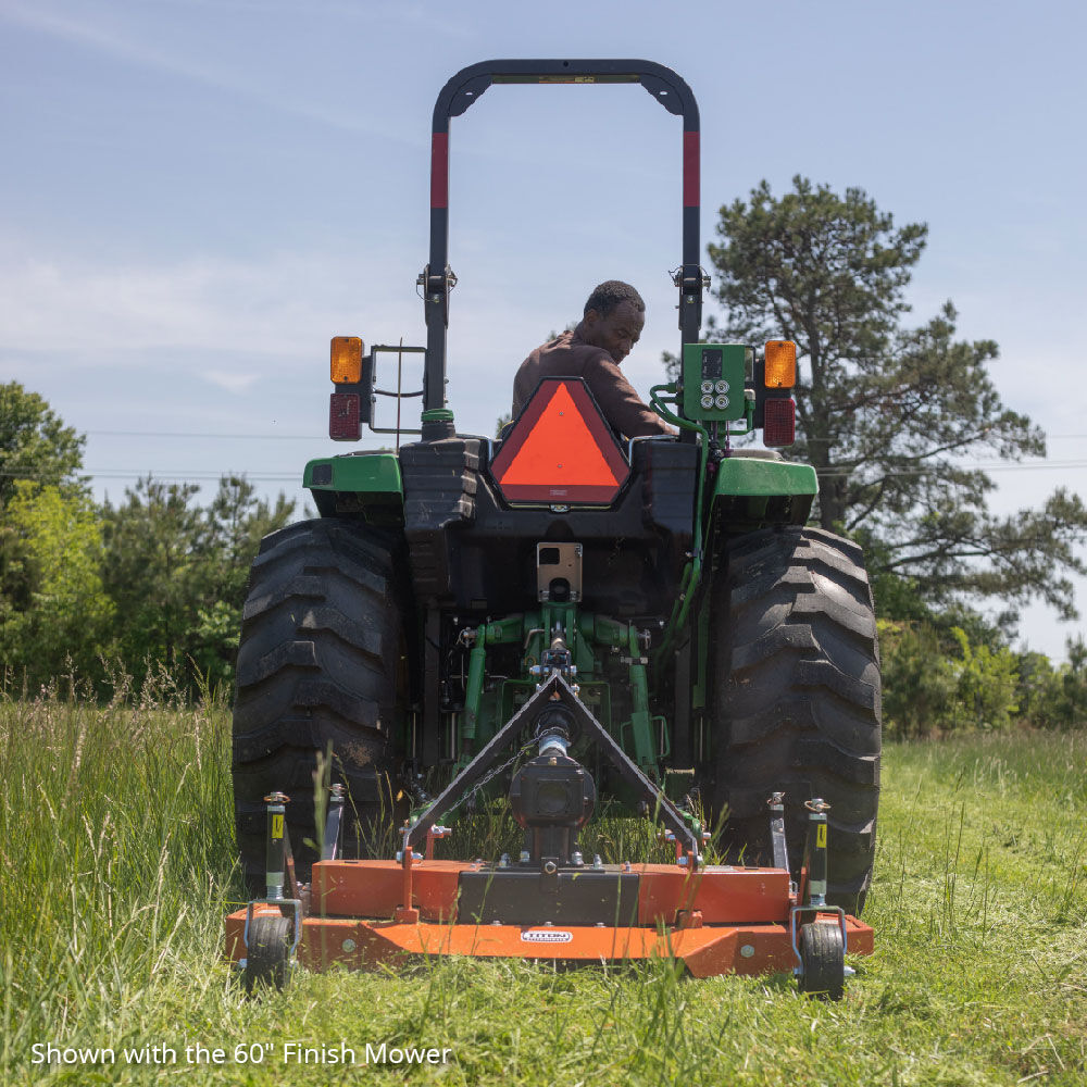 Titan Attachments 3 Point PTO Finish Mower, 48" Cutting Width, Category 1 Hitch