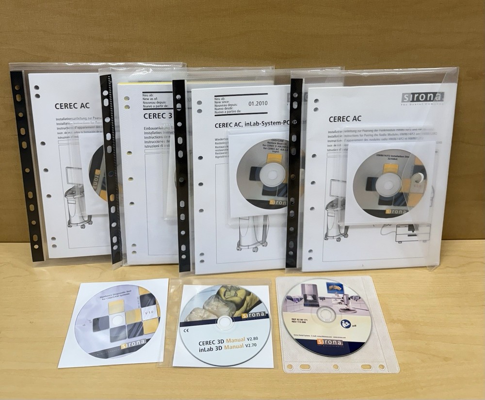 Sirona Cerec AC 3 Software disc cd Manuals installation instructions — Omnicam