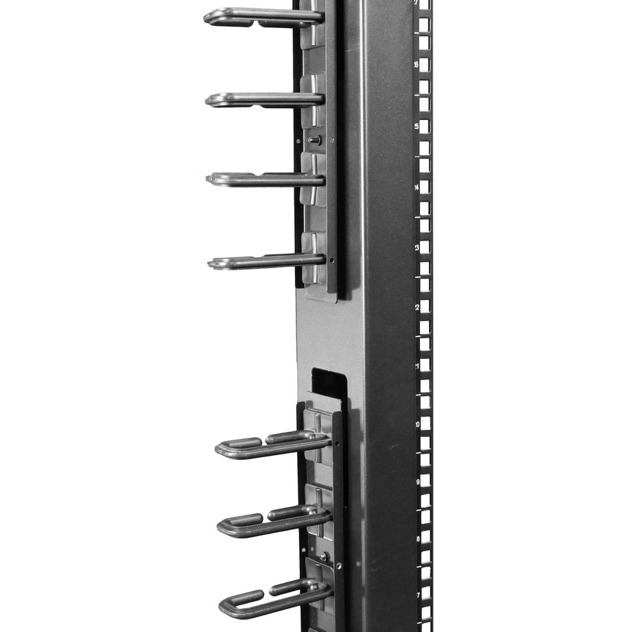 StarTech CMVER40UD 6ft Vertical Cable Organizer D-Ring Panel