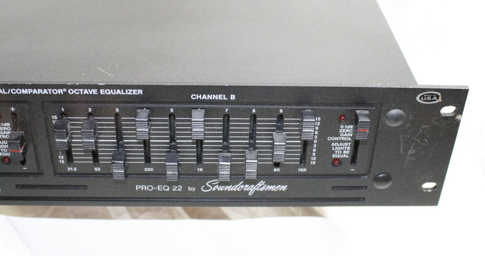 Soundcraftsmen Pro-EQ 22 Equalizer - Studio Rackmount - Nice