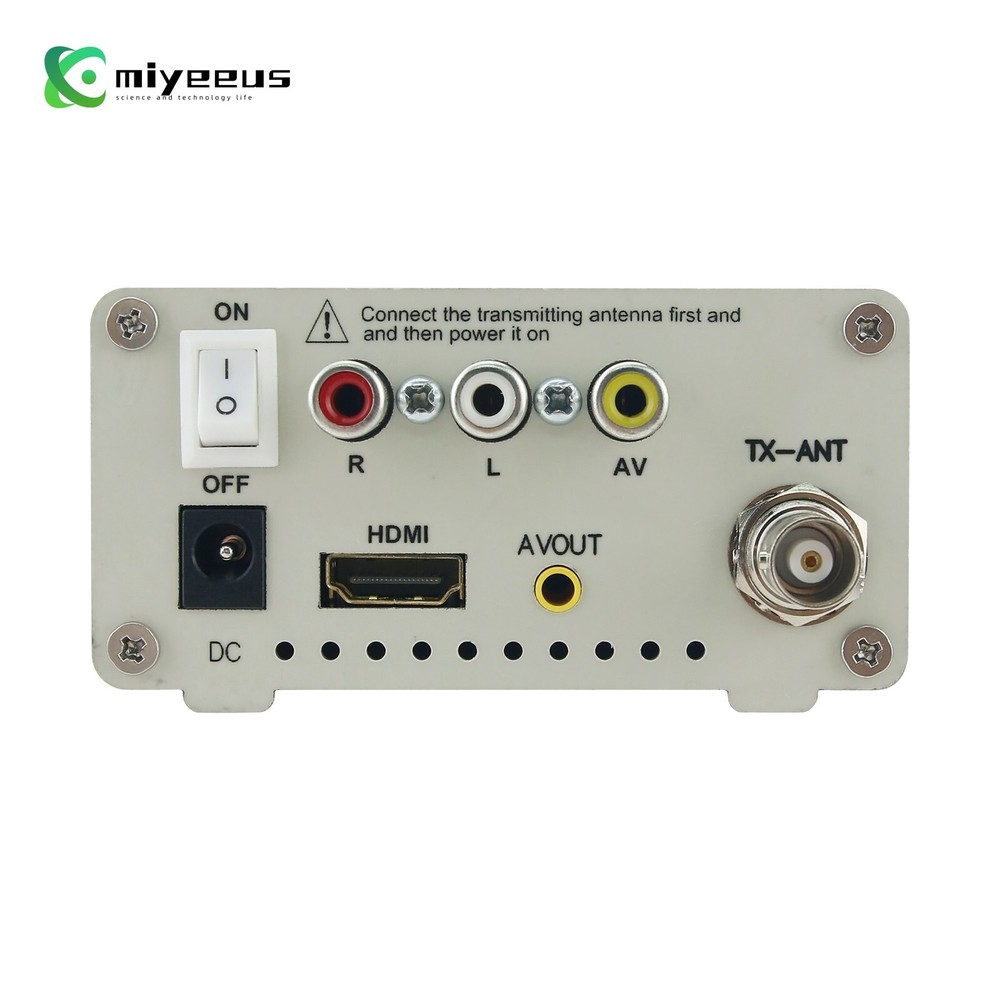 TV-TX200 VHF/UHF Analog TV Transmitter Support HD/AV Input with Antenna USA