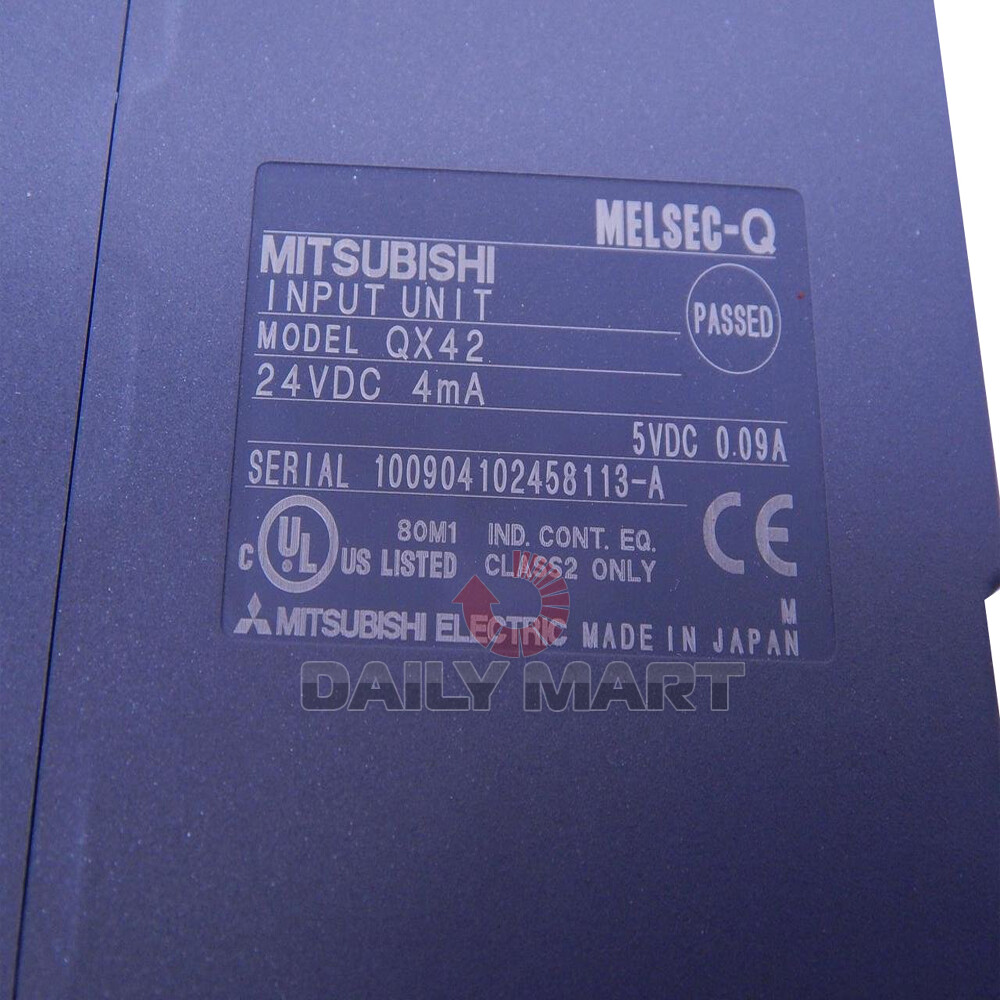 New In Box Mitsubishi MELSEC-Q QX42 Compact PLC Input Module 64 Points 24VDC