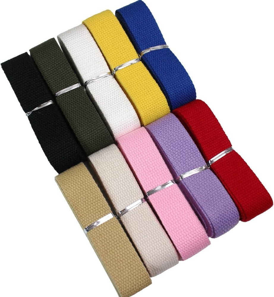 1 inch Cotton Webbing Strap 60ft Handles Bag Assorted Multi-color JS346