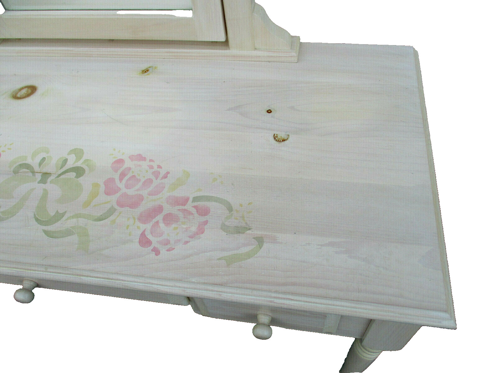 62922 Master Craft Hand Made Vanity Desk with Mirror