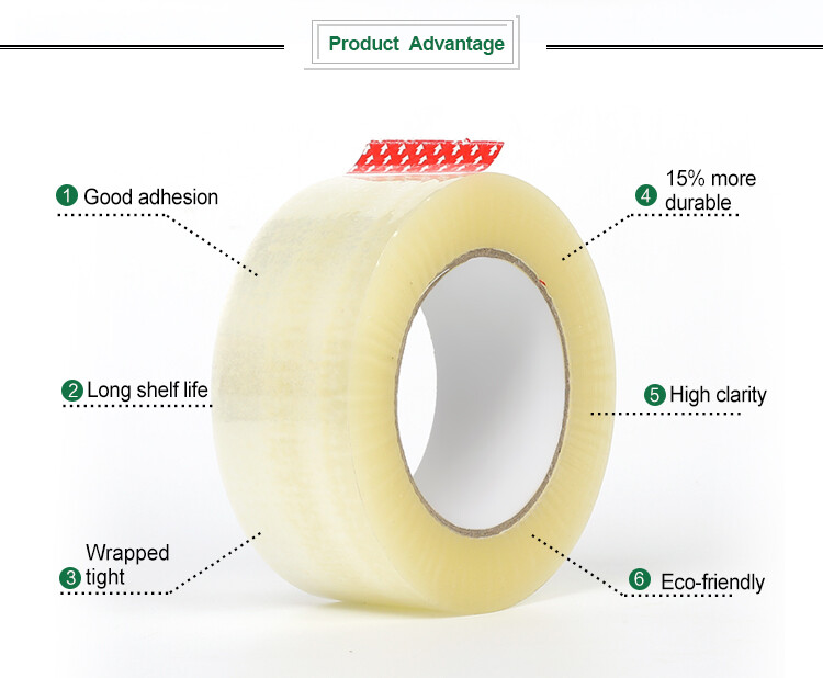 72 Rolls Clear Pcking Tape 110 ya 36 Rolls Carton Sealing Tape 2Mil 330 Ft