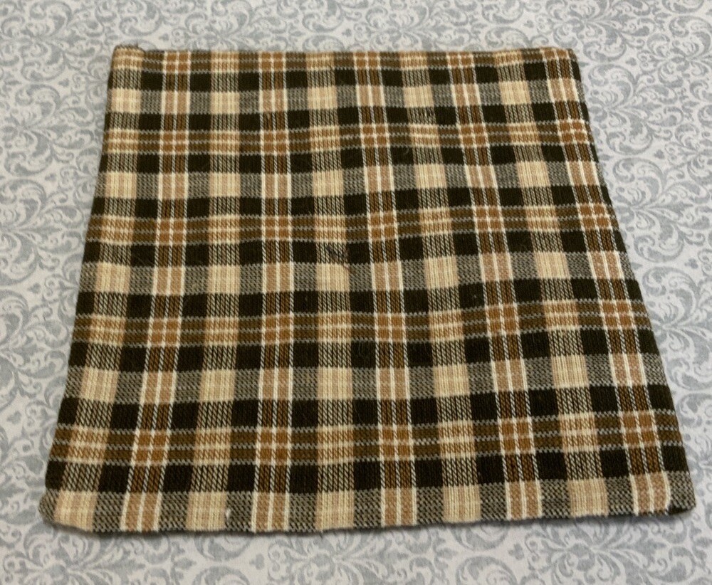 Antique Patchwork Quilt Table Topper, Mini, Nine Patch, Early Calico Prints