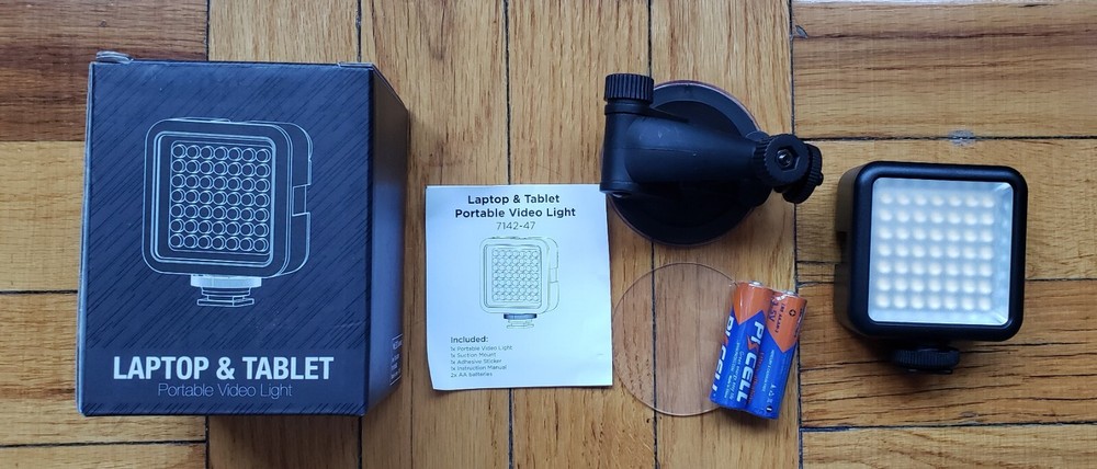 LED Video Light 49 Led Camera Lighting Dimmable Portable Camera Light mount