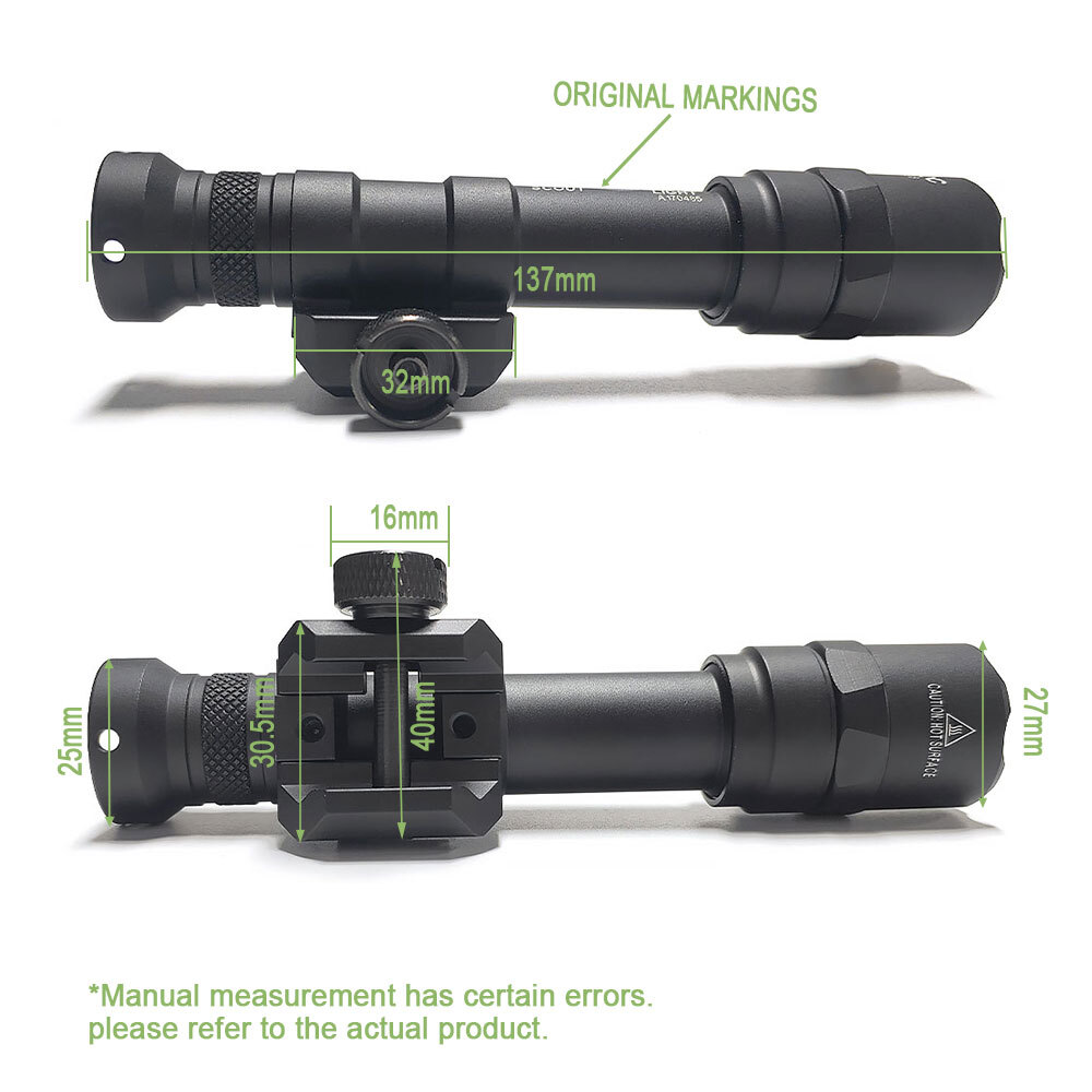 For M600B Flashlight with Remote Pressure Switch Controller for Rifle SOTAC US