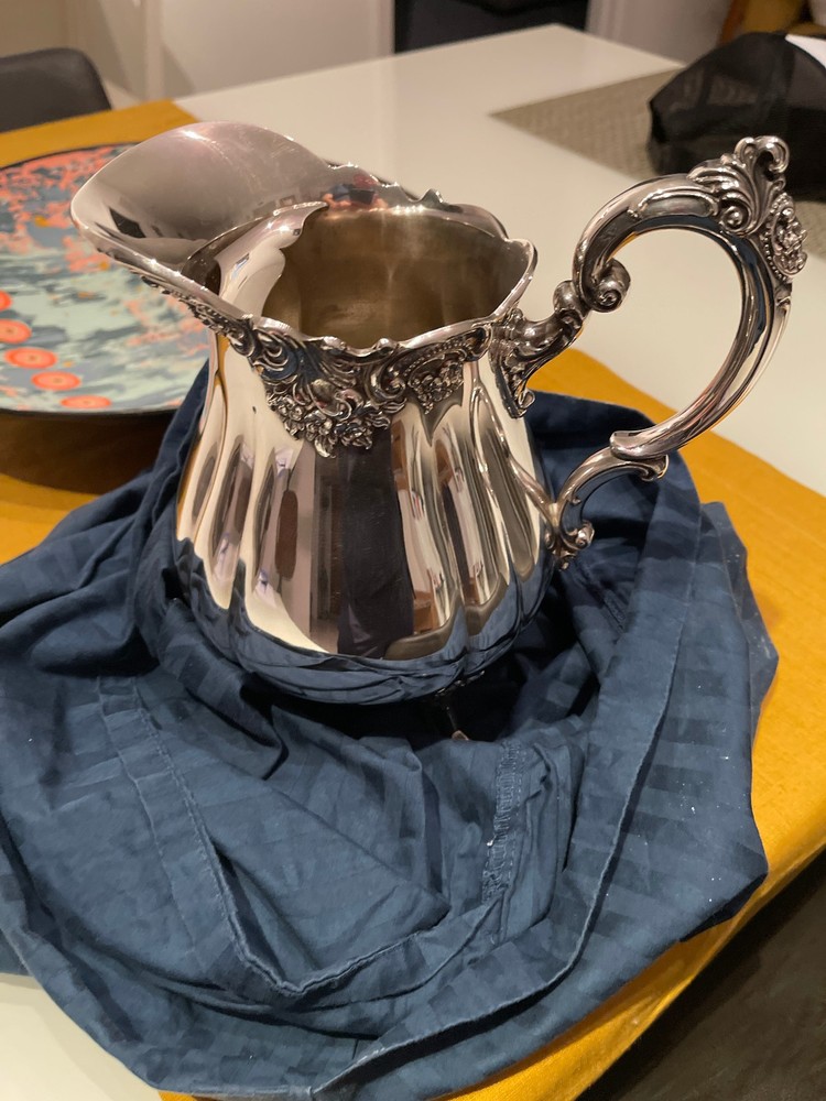 Baroque by Wallace Silver Plate Water Pitcher