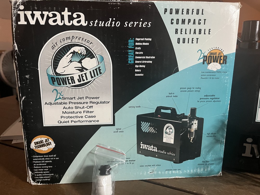 IWATA Power Jet Lite Air Compressor with Accessories