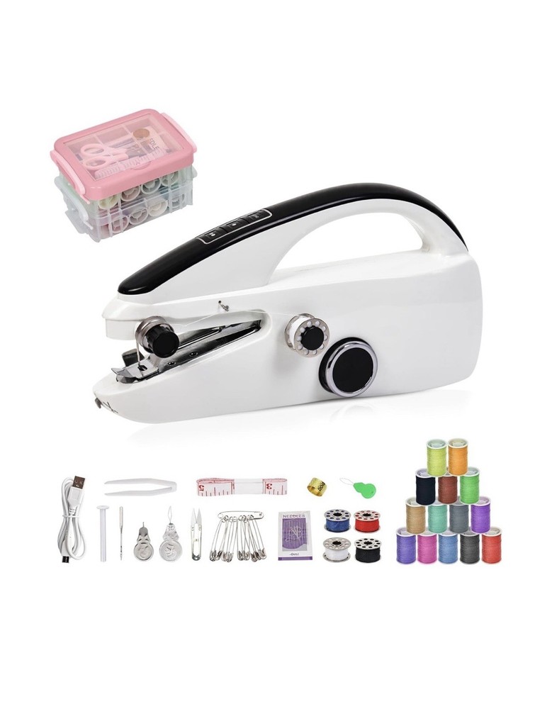 Handheld Sewing Machine for Quick Stitching, Easy to Operate Mini Portable Hand