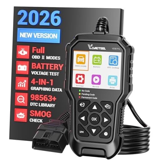 VD30 Pro Car Code Reader, OBD2 Scanner Diagnostic Tool for Cars and Trucks,