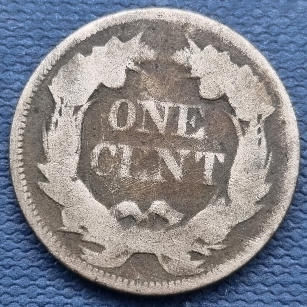1857 Flying Eagle Cent 1c Circulated #53954