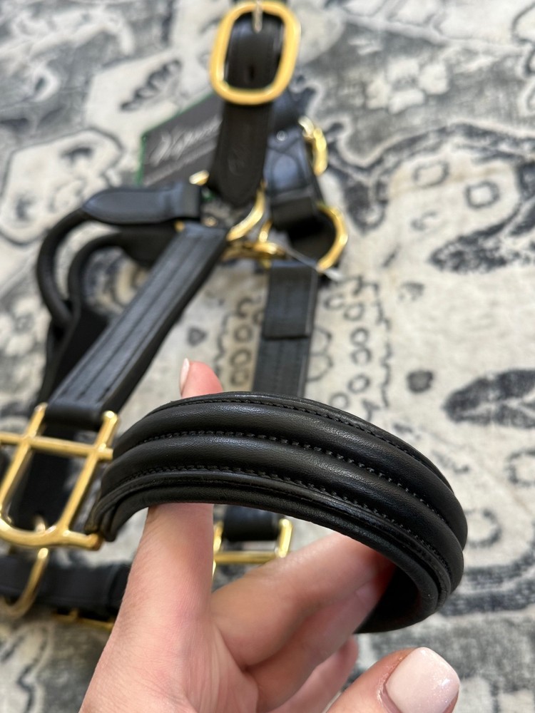Vespucci Double Raised Leather Halter (Cob)