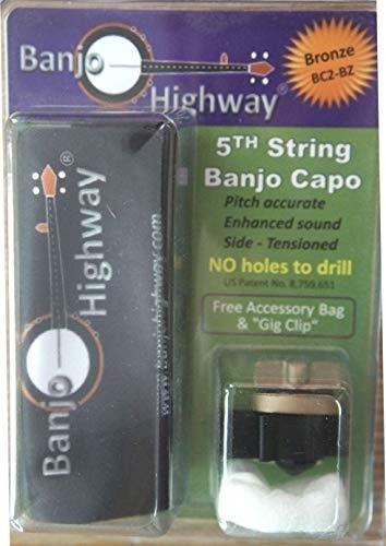 Banjo Highway Fifth String Capo - Bronze bronze