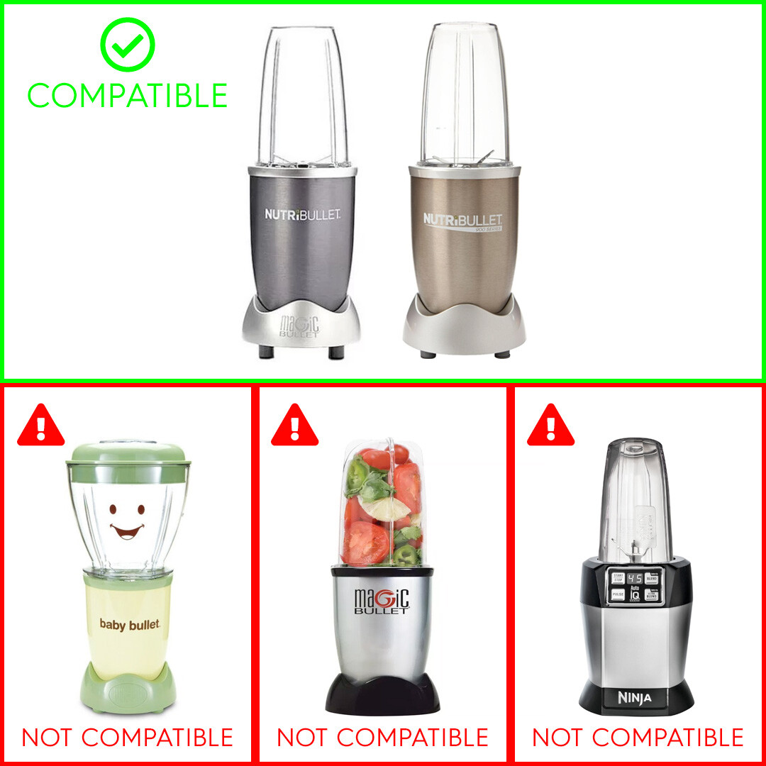 32 oz Cup and Extractor Blade for NutriBullet 600W 900W NB-101B NB-101S NB-201