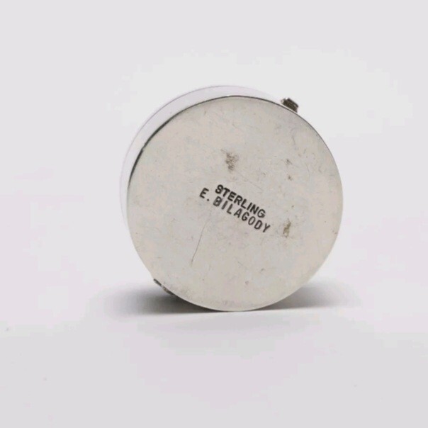 vintage sterling silver pill box