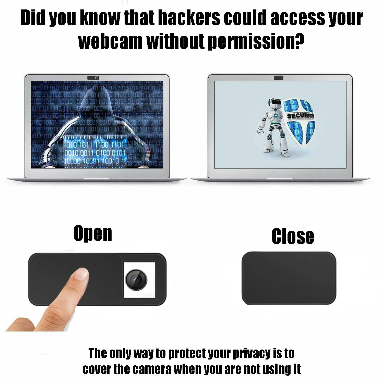 3 PC WebCam Cover Slide Camera Privacy Security Protect For Phone Laptop Table