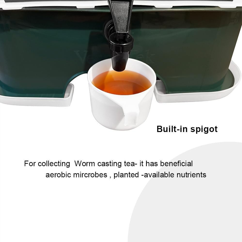 The Plus 5-Tray Worm Composter - Eco-Friendly Indoor & Outdoor Solution