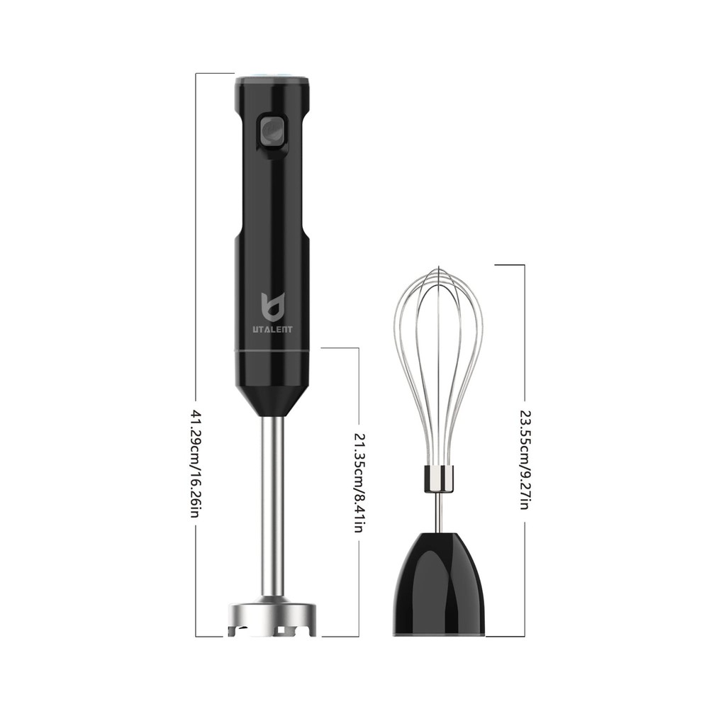 Cordless Hand Blender, Variable Speed Immersion Blender handheld Rechargeable...