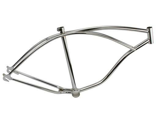 26" Cruiser Bike Frame Chrome New!