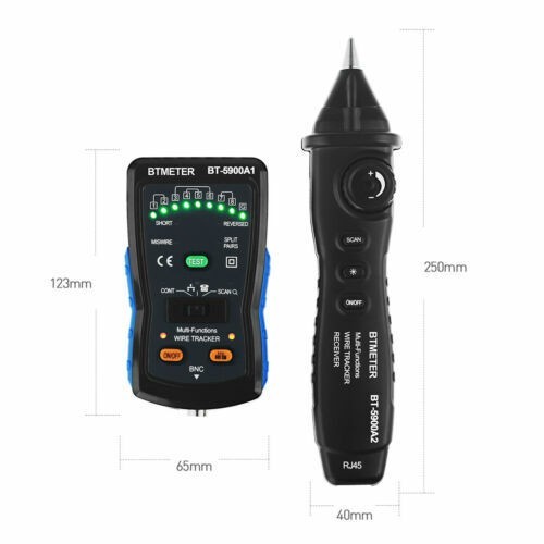 Network Line Finder Tester Detection Cable Tester Phone Cable Track Reader Tool