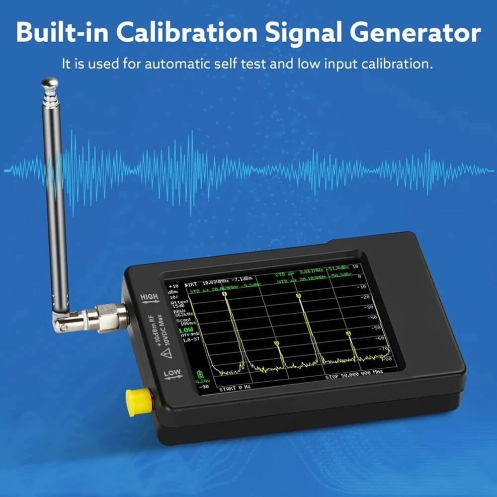 Signal analyzer Frequency analyzer Battery specifications Automatic-optimization