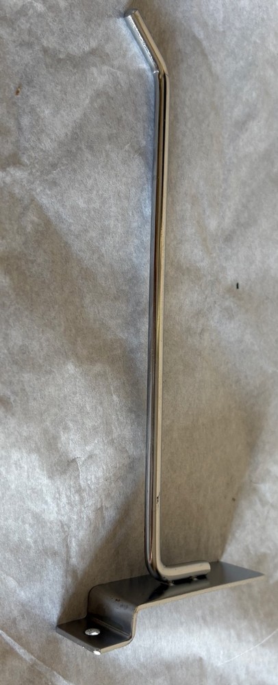 8.5” Silver Chrome  Metal Grid Wall Hook