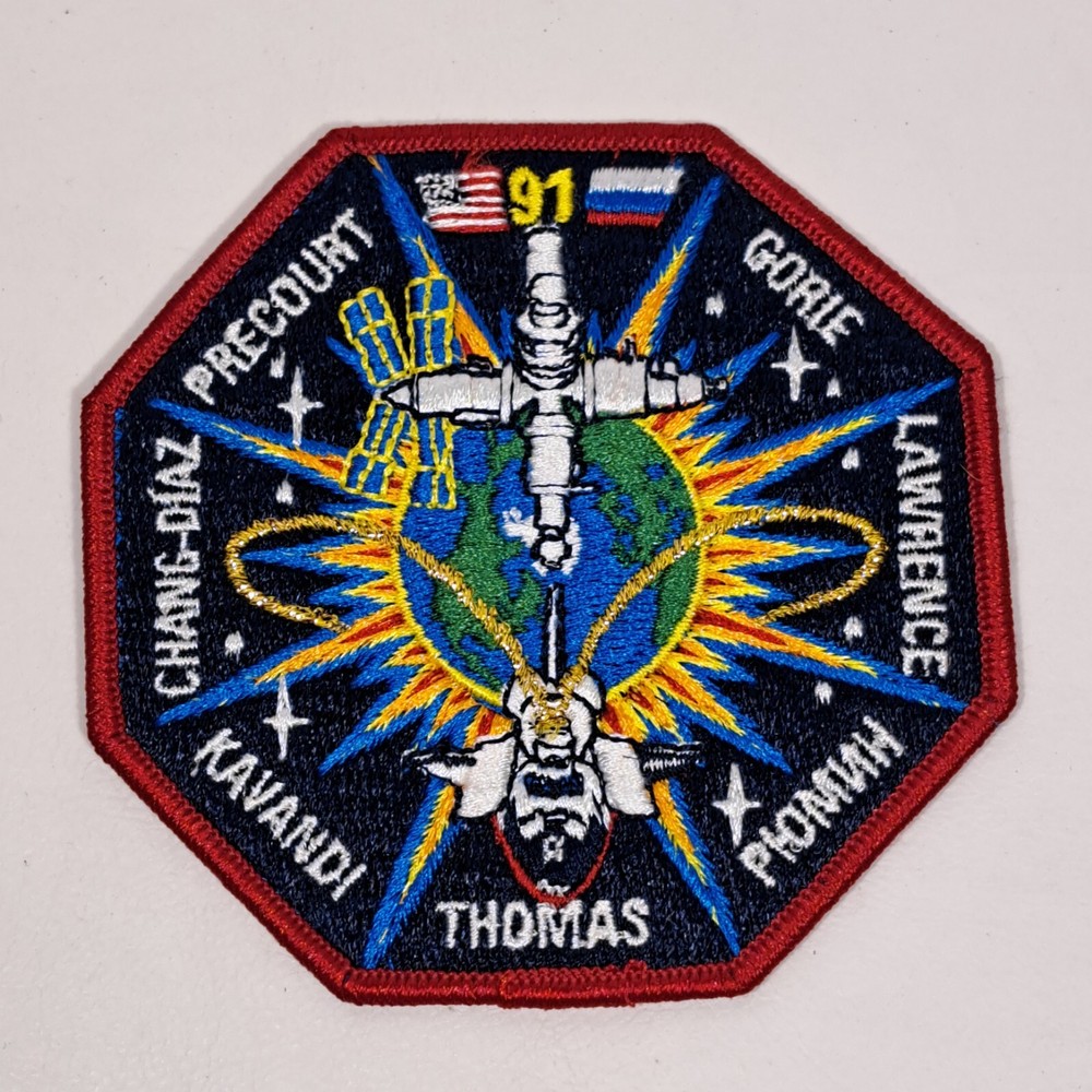 NASA STS-91 Crew Patch Space Shuttle Discovery ~ Last Shuttle-Mir Mission