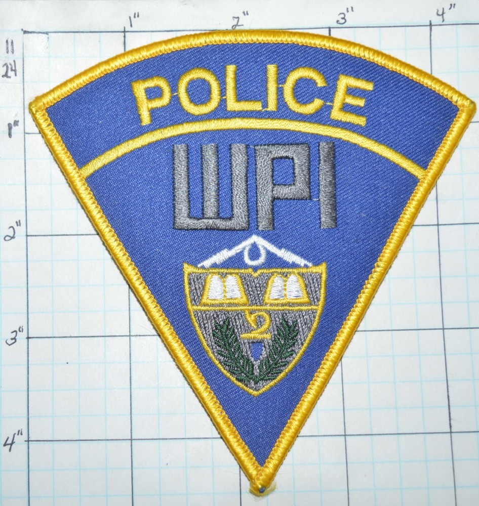 MASSACHUSETTS, WORCESTER POLYTECHNIC INSTITUTE WPI UNIVERSITY POLICE PATCH