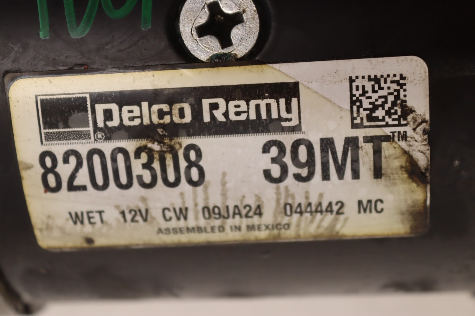 2013-2017 PETERBILT 579 CUMMINS ISX15 ENGINE STARTER MOTOR DELCO REMY 39MT OEM