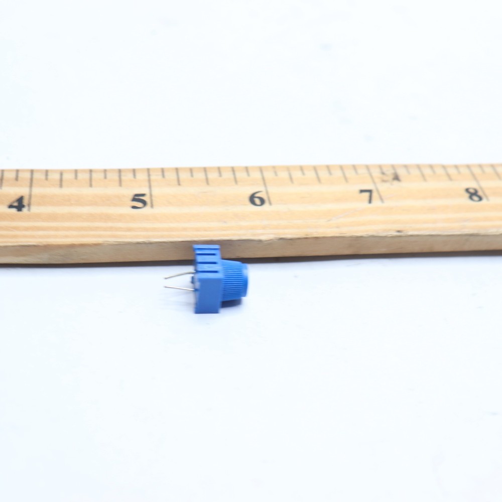 (12-Pk) OHM Trim Potentiometer Breadboard With Knob Variable Resistor Blue
