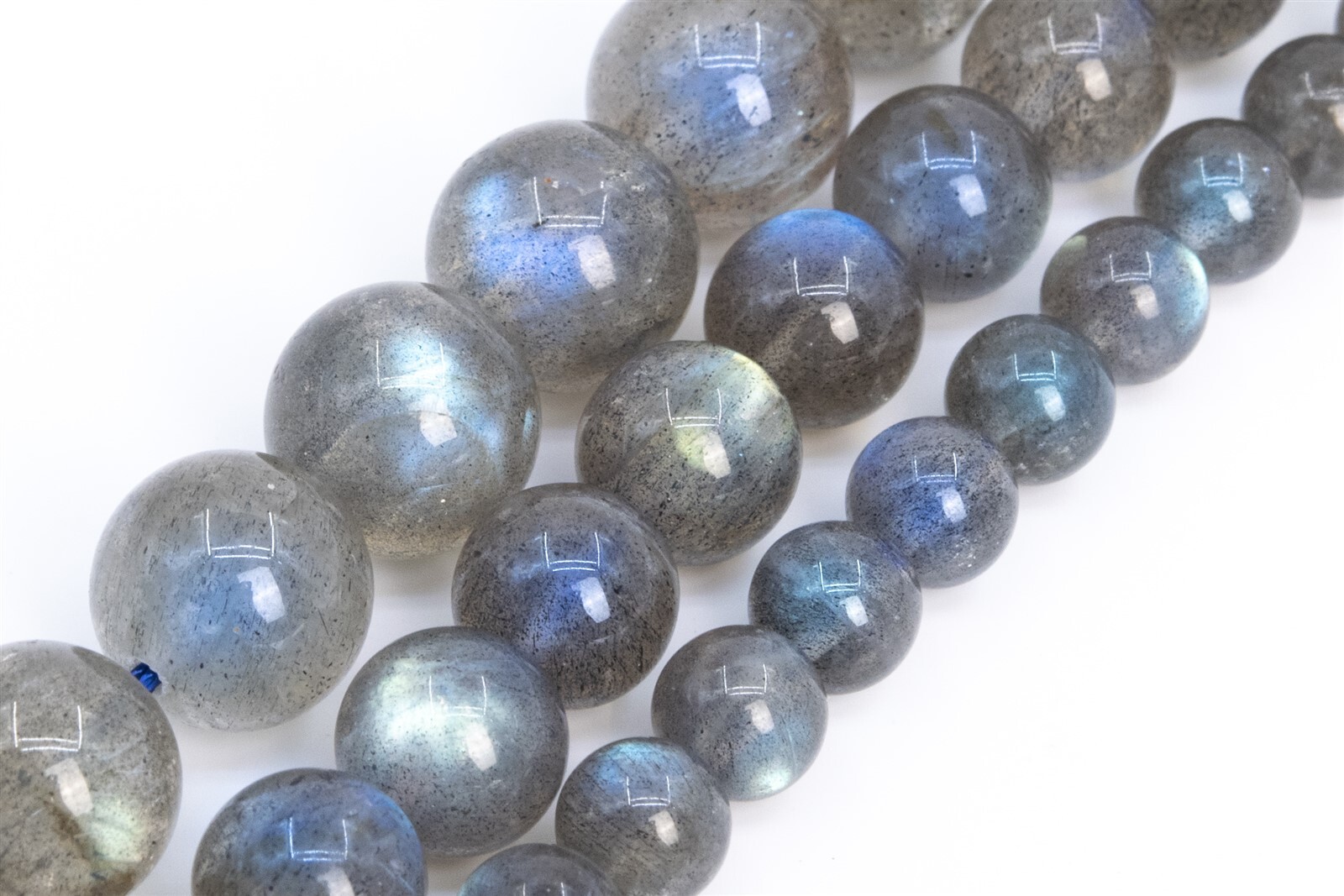 Natural Translucent Gray Labradorite Beads AAA Round Loose Beads 6/8/10/12/14MM