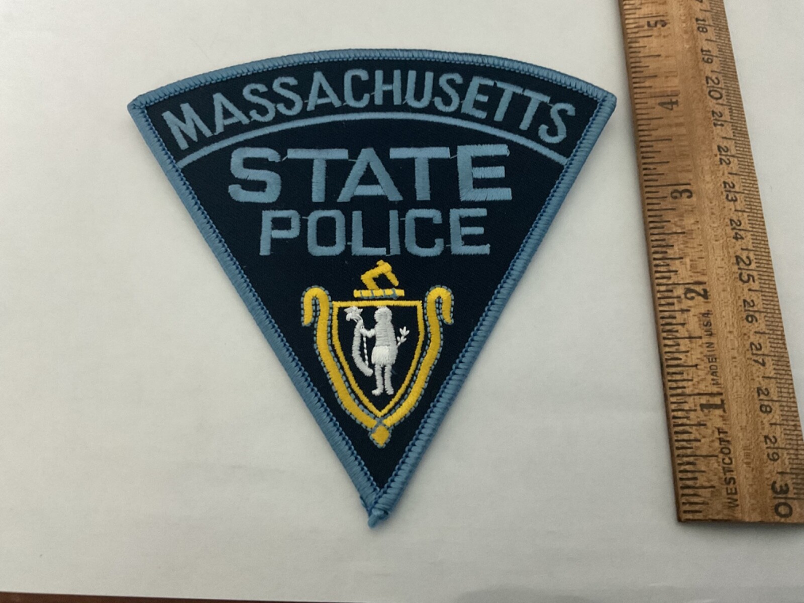 Massachusetts  State Police collectable Patch Full Size Current Style