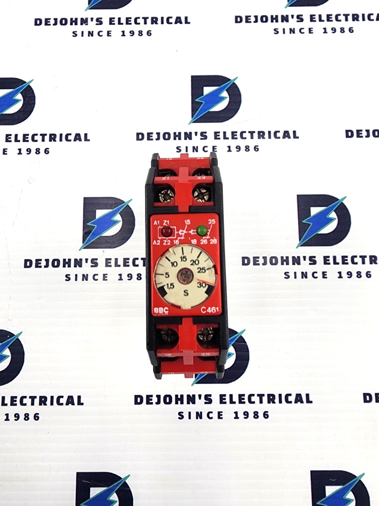 BBC ZEITRELAIS C 461.01  1.5-30 SEC TIMER RELAY