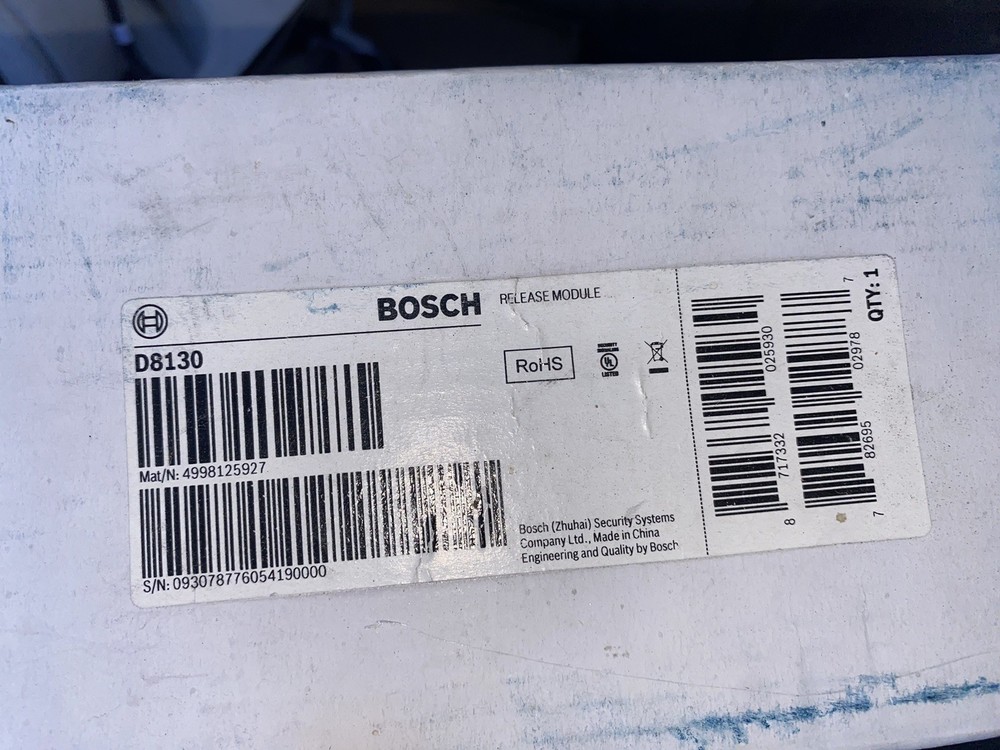 Bosch D8130 Door Release Module NEW (Sealed)