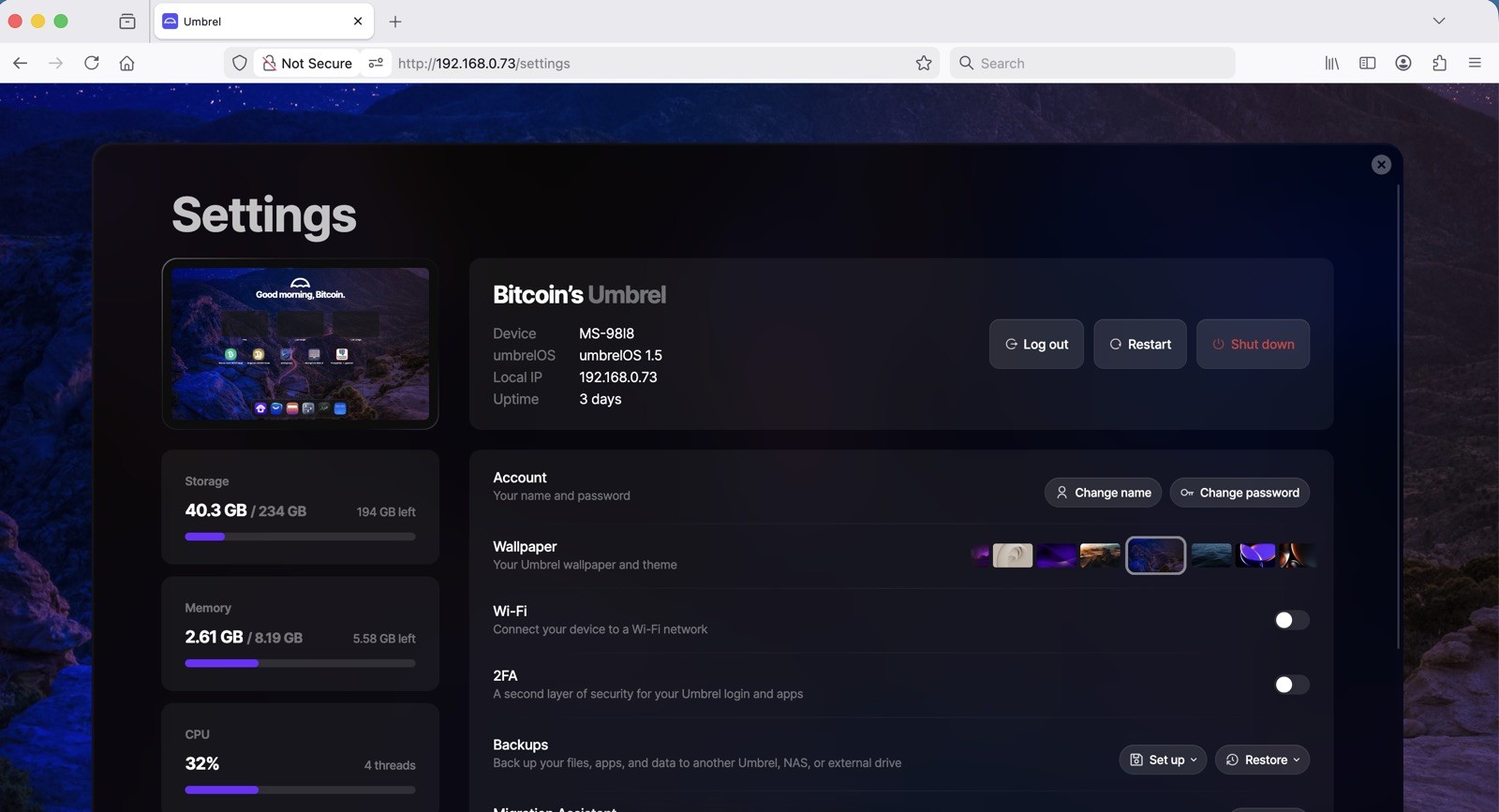 Industrial PC MS9818 Bitcoin Cash BCH & Dogecoin DOGE Full Node + NerdMiner