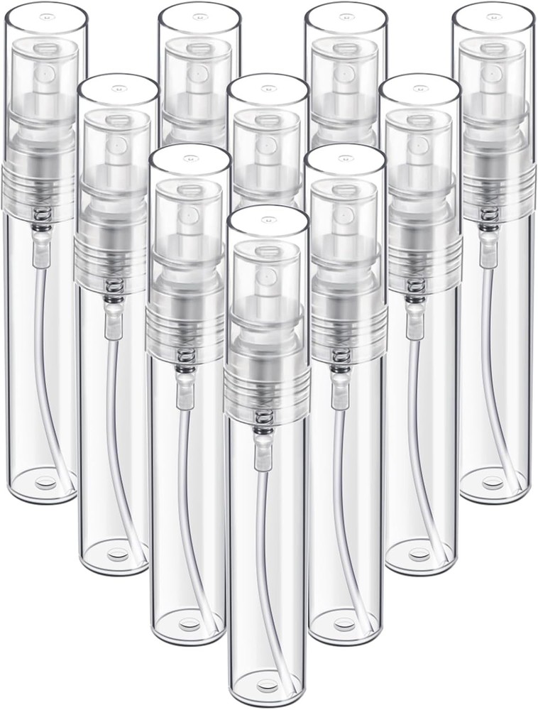 10 Pack 5ml Mini Spray Bottles Refillable Perfume Atomizer Travel