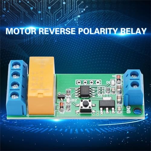 DC Motor Reverse Polarity Module 5/6/9/12V Time Adjustable DPDT Delay Relay 2A