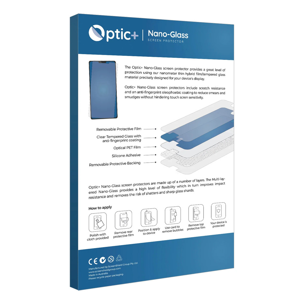 Optic+ Nano Glass Screen Protector for Nintendo Switch 2