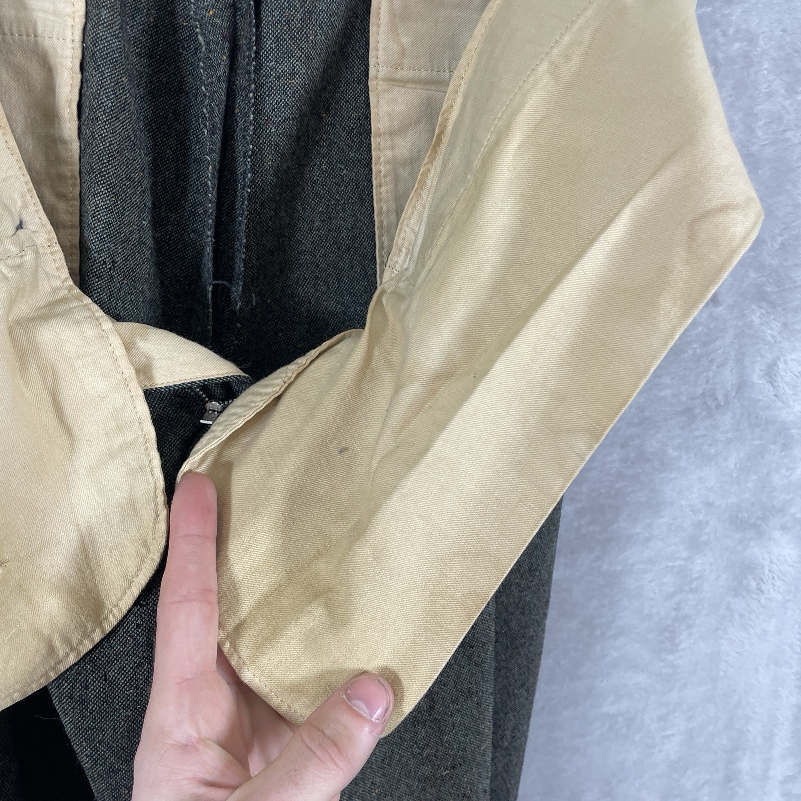 Vtg 50s Drop Loop Wool Slacks Men’s 32x32 Pendleton Rockabilly Pants Pleated 40s