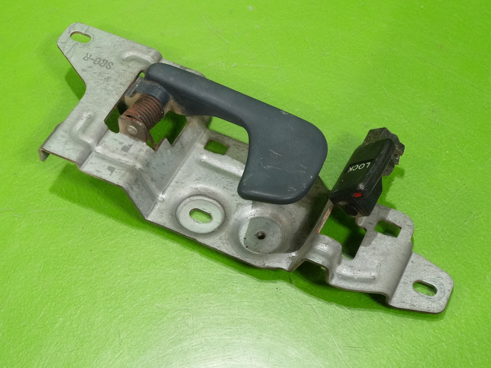 92-95 Civic OEM passenger right interior door handle lever lock blue