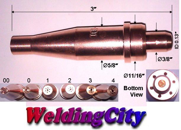 WeldingCity® Acetylene Cutting Tip 1-101 #1 for Victor Torch | US Seller Fast