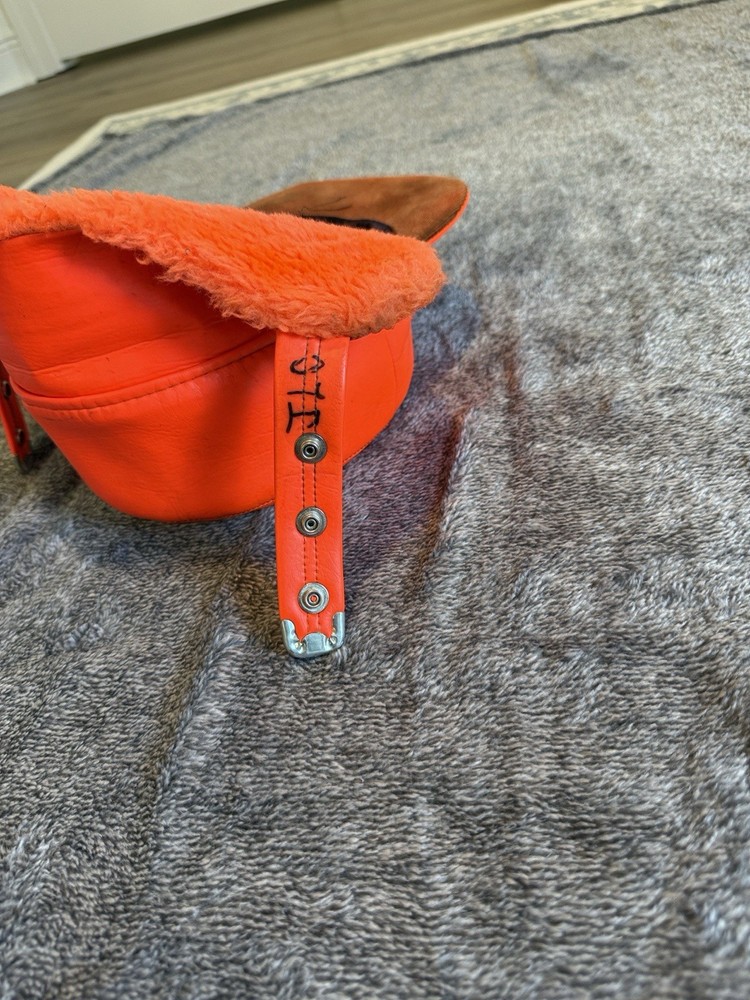 Bright Orange Ski Hat Size 7 5/8