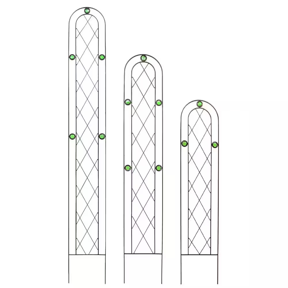 Emerald 48 In. X 10 In. Metal Trellis