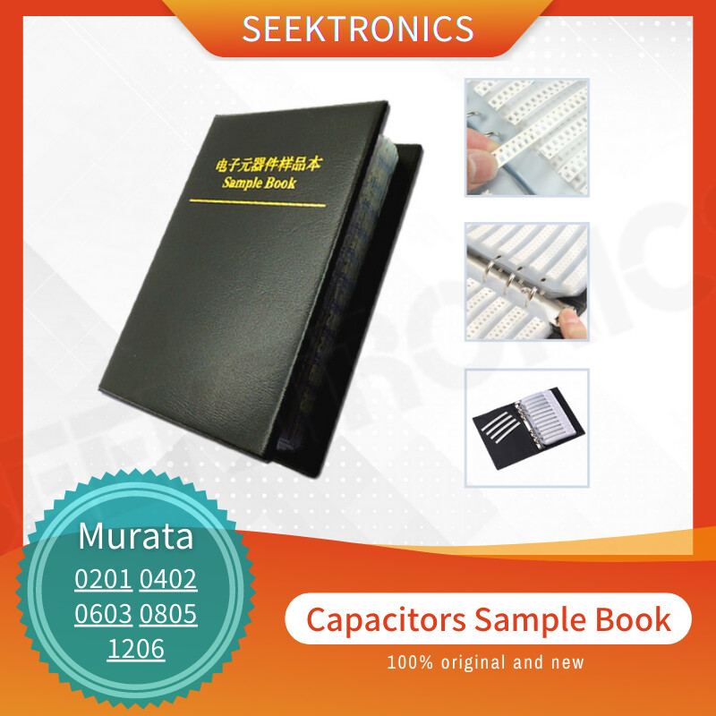Murata SMD/SMT capacitors 0402 4000p sample book electronics assortment kit pack