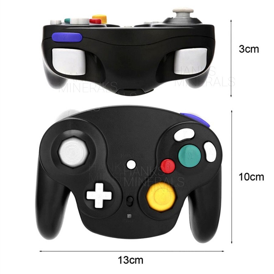 Wireless NGC Controller With Adapter Gamepad Compatible With Nintendo GameCube
