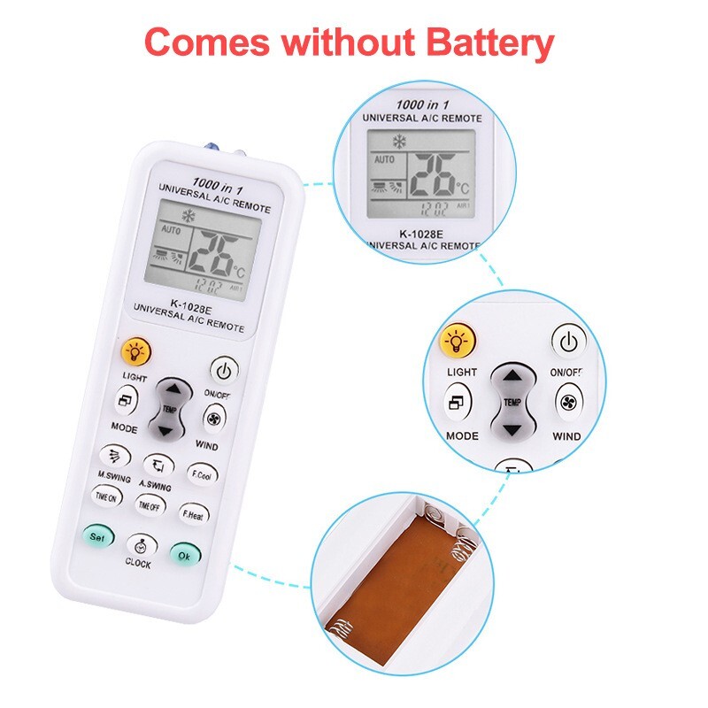 Universal A/C Air Conditioning Remote Control Replace for Most Air Conditioner