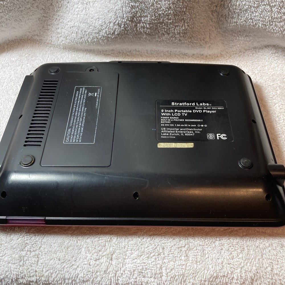 2 DVD Portable Player / untested For Parts Only!